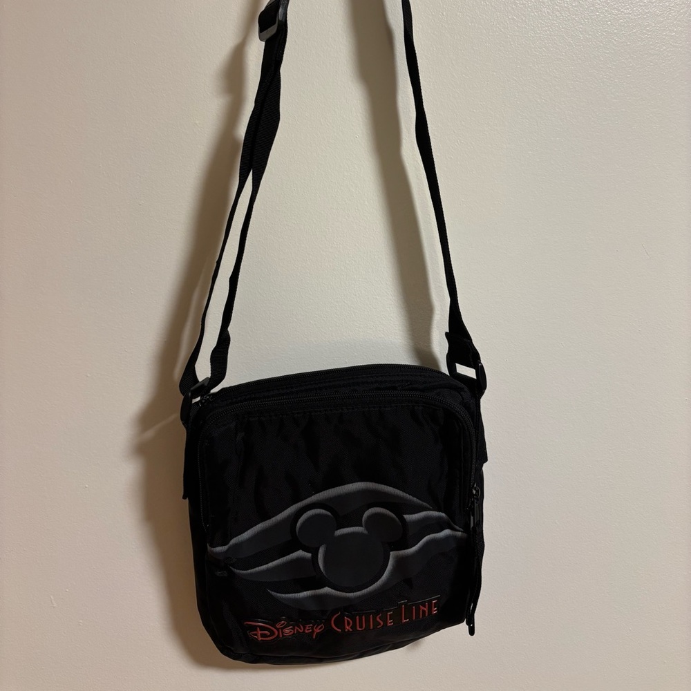Disney Cruise Line Black Crossbody Bag